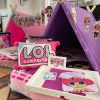 purple a frame sleepover tent