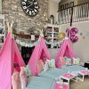 pink teepee sleepover tent