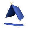 navy a frame tent with canvas bag