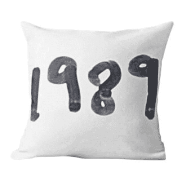 Swiftie Era Printed 1989 Pillow Cover