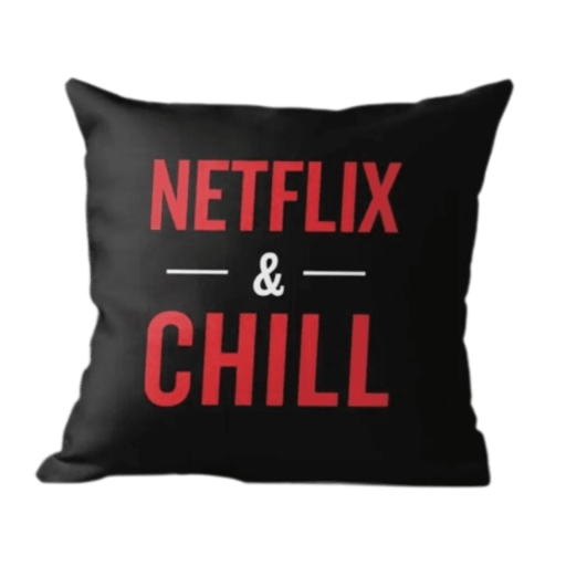Netflix & chill pillow