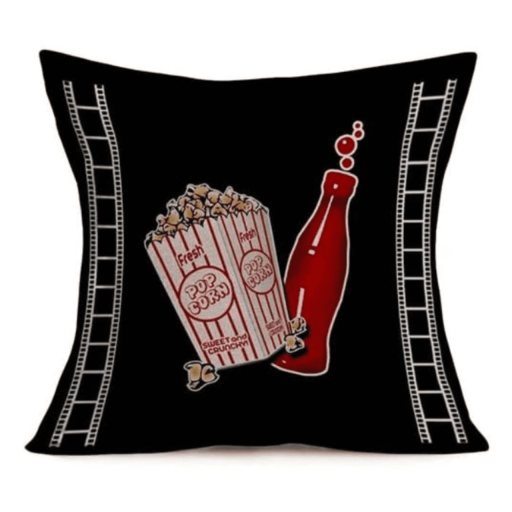 Movie Night Magic popcorn pillow