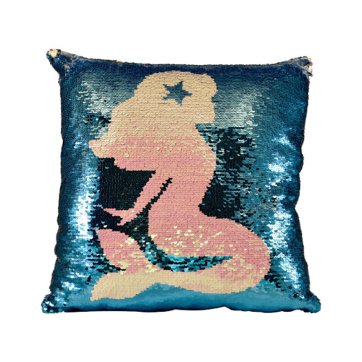 mermaid sequins pillow