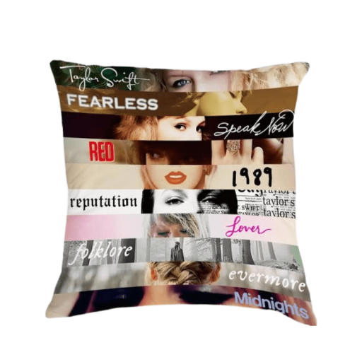 Swift-ly Era Remix themed pillow